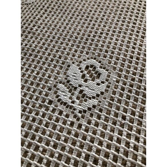 Vintage Lace Window Curtain Panel White Floral Cottage - Picture 4 of 7